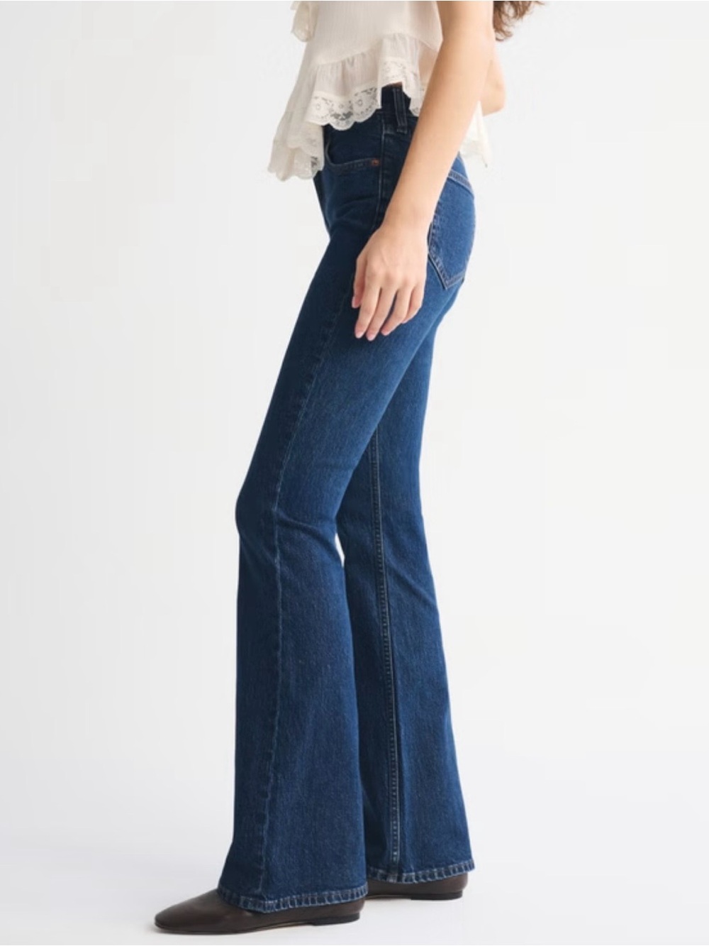 Abercrombie & Fitch Dark Blue Bootcut Jeans